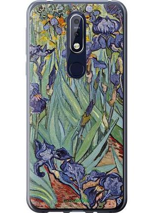 Чехол на nokia 7.1 винсент ван гог. ирисы "161u-1593-10746"