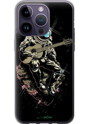 Чехол на iphone 14 pro max космонавт с гиратой "4138u-2667-10746"