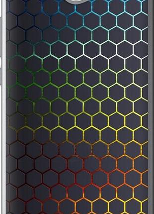 Чохол на huawei y7 2017 переливні стільники "498u-1019-10746"