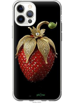 Чехол на iphone 12 pro клубника v3 "5638u-2052-10746"