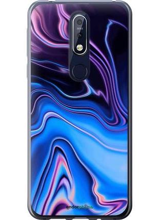 Чехол на nokia 7.1 узор воды "4491u-1593-10746"