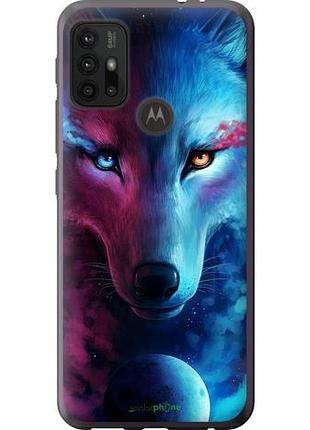 Чохол на motorola moto g20 арт-вовк "3999u-2461-10746"