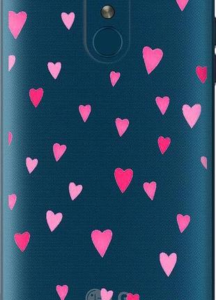 Чехол на lg k8 2018 сердечки 2 "4763u-1384-10746"