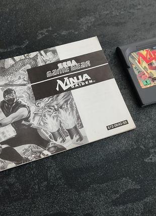 Картридж ninja gaiden (sega game gear)