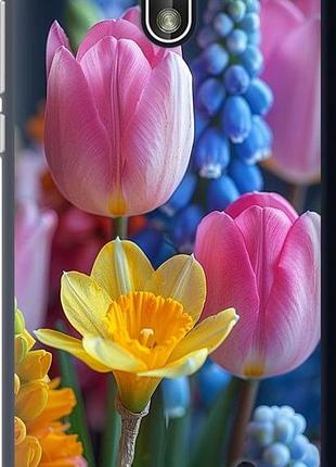 Чехол на nokia 1 весенние цветы "6058u-1373-10746"