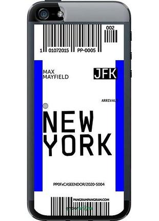 Чехол на iphone 5s new york "4861u-21-10746"