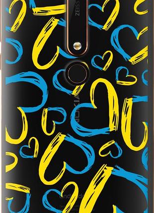 Чехол на nokia 6 2018 сердца ua "5292u-1386-10746"