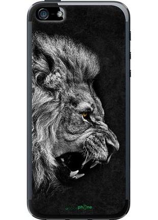 Чехол на iphone 5s лев "1080u-21-10746"