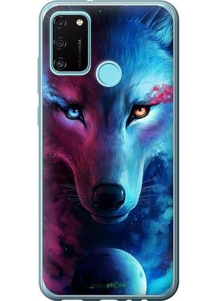 Чехол на huawei honor 9a арт-волк "3999u-1900-10746"