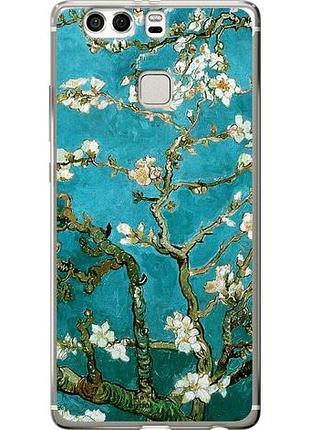 Чехол на huawei p9 plus винсент ван гог. сакура "841u-300-10746"