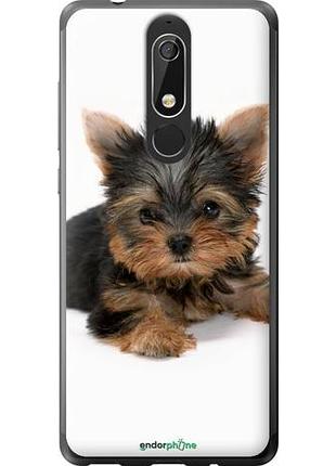 Чехол на nokia 5.1 щенок йоркширского терьера "931u-1529-10746"