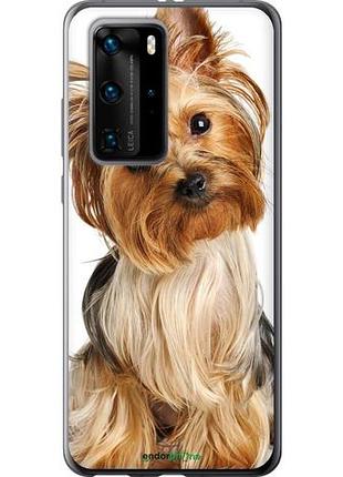 Чехол на huawei p40 pro йоркширский терьер с хвостиком "930u-1839-10746"