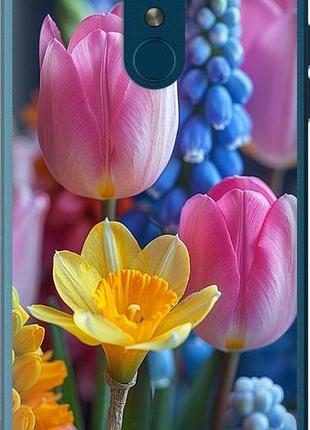 Чохол на lg k8 2018 весняні квіти "6058u-1384-10746"