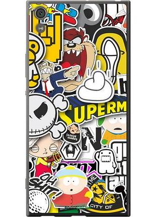 Чехол на sony xperia xa1 ultra g3212 popular logos "4023u-1237-10746"