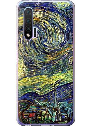 Чехол на huawei nova 6 винсент ван гог. звёздная ночь "163u-1821-10746"