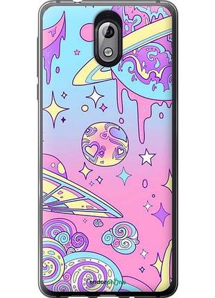 Чохол на nokia 3.1 рожева галактика "4146u-1530-10746"