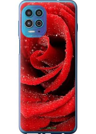 Чохол на motorola edge s червона троянда "529u-2860-10746"