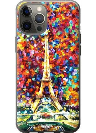 Чехол на iphone 12 pro max париж "830u-2054-10746"