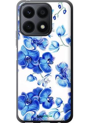Чехол на huawei honor x8a голубые орхидеи "4406u-2963-10746"