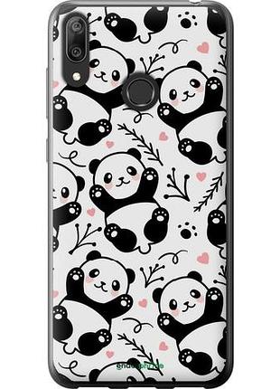 Чехол на huawei y7 2019 панды "4318u-1638-10746"