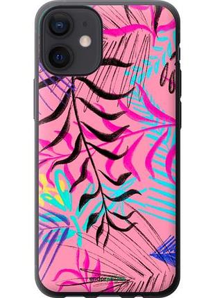 Чохол на iphone 12 mini рослинний візерунок 2"4740u-2071-10746"