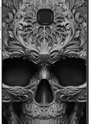 Чехол на huawei p10 lite skull-ornament "4101u-896-10746"