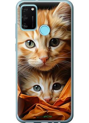 Чехол на huawei honor 9a котики 2 "5664u-1900-10746"