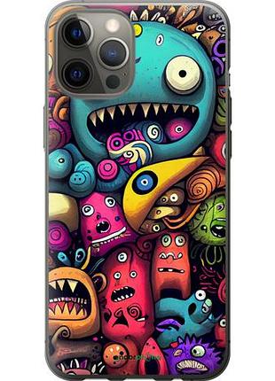 Чохол на iphone 12 pro max змішні монстри "5549u-2054-10746"