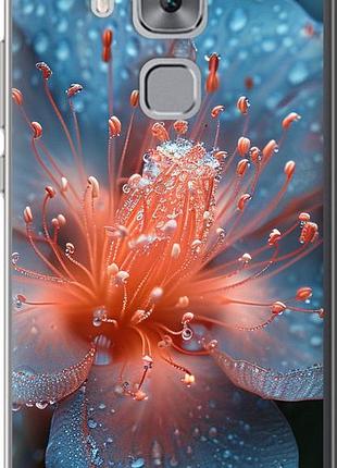 Чехол на huawei nova plus роса на цветке "6039u-961-10746"