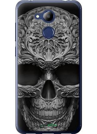 Чехол на huawei honor 6c pro skull-ornament "4101u-1358-10746"