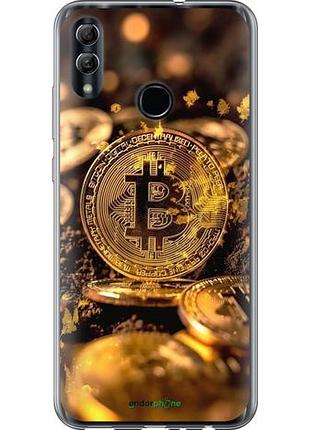 Чехол на huawei honor 10 lite золотая лихорадка биткойна "6089u-1618-10746"
