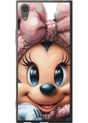 Чехол на sony xperia xa1 g3112 минни маус с бантиком "6055u-964-10746"