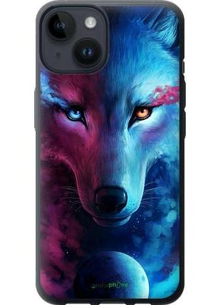 Чехол на iphone 14 арт-волк "3999u-2648-10746"