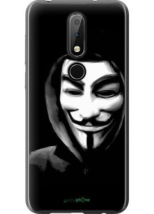 Чехол на nokia 6.1 plus анонимус "832u-1539-10746"