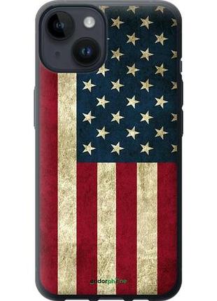 Чехол на iphone 14 флаг сша "395u-2648-10746"