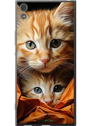 Чехол на sony xperia xa1 ultra g3212 котики 2 "5664u-1237-10746"