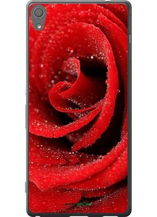 Чехол на sony xperia xa ultra dual f3212 красная роза "529u-391-10746"