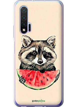 Чехол на huawei nova 6 енотик с арбузом "4605u-1821-10746"