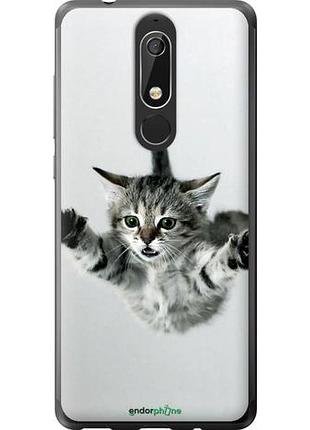 Чохол на nokia 5.1 летючий кошенят "2322u-1529-10746"
