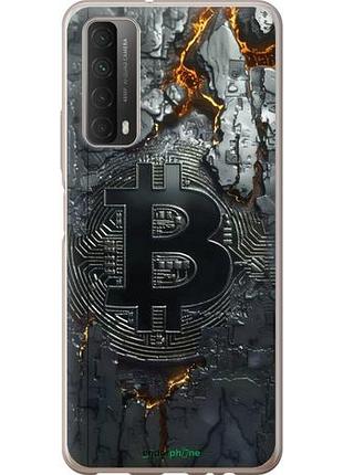 Чехол на huawei p smart 2021 раскаленный биткойн "6091u-2100-10746"