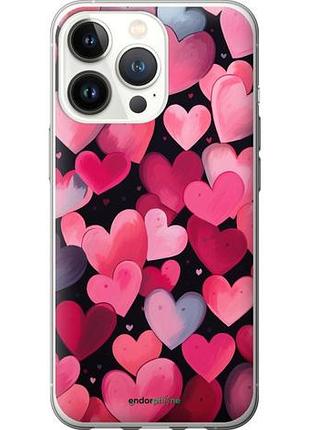 Чехол на iphone 13 pro сердечки 4 "5662u-2372-10746"