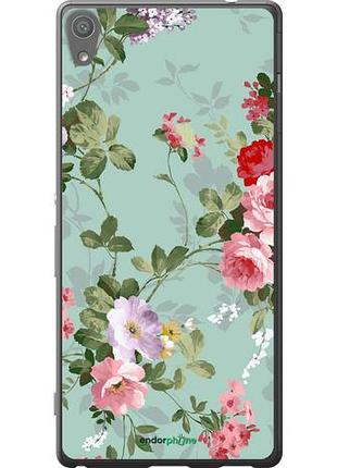 Чехол на sony xperia xa ultra dual f3212 цветочные обои 2 "862u-391-10746"