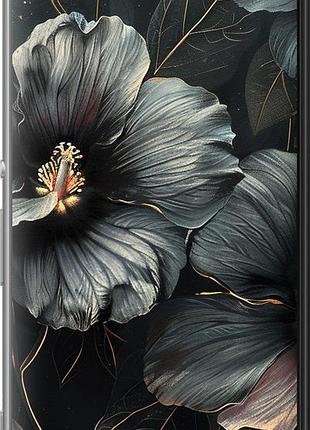 Чохол на sony xperia m5 e5633 чорний квіти "6031u-217-10746"