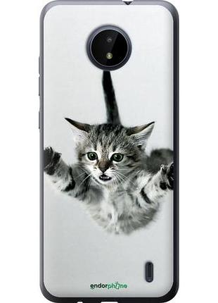 Чехол на nokia c20 летящий котёнок "2322u-2510-10746"
