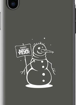 Чехол на iphone x снеговик 1 "4610u-1050-10746"