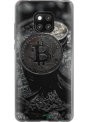 Чехол на huawei mate 20 pro black bitcoin "6090u-1567-10746"