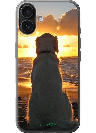 Чохол на iphone 16 plus захід і собака "3966u-3714-10746"