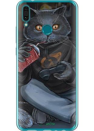 Чехол на huawei y9 2019 gamer cat "4140u-1602-10746"