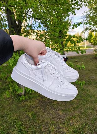 Новые классические nike air jordan 1 elevate low&nbsp;в кремовом цвете и есть белые, р43, 44 (28,5см, 29см).(28та 28.5 есть розовые) кроссовки кроссовки 4