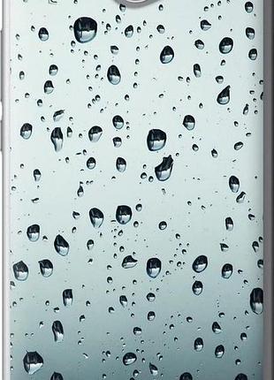 Чехол на huawei y7 2017 стекло в каплях "848u-1019-10746"